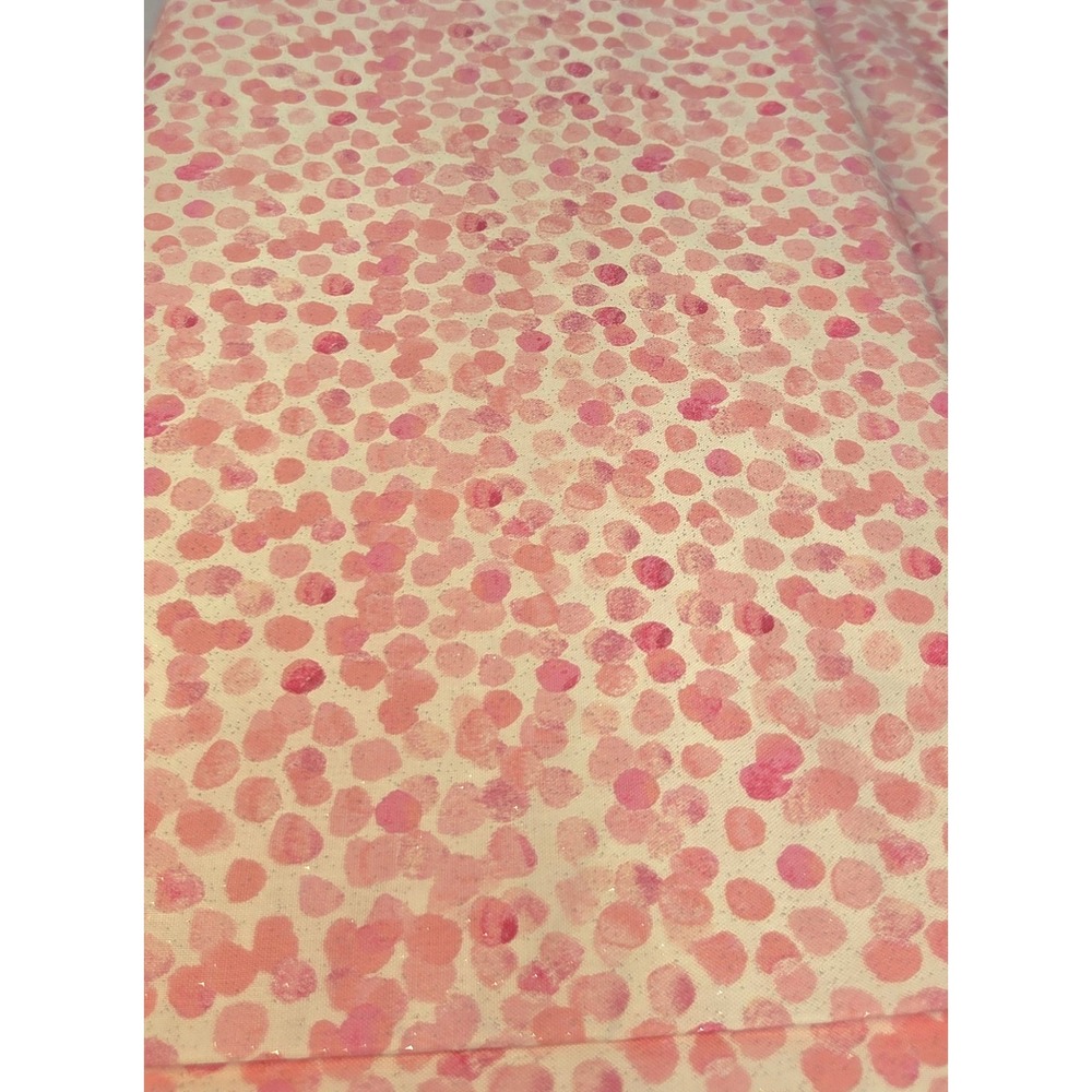 NEW 44"W Keepsake Calico Durable Cotton Greenhouse Dots Glitter Pink By The Yard